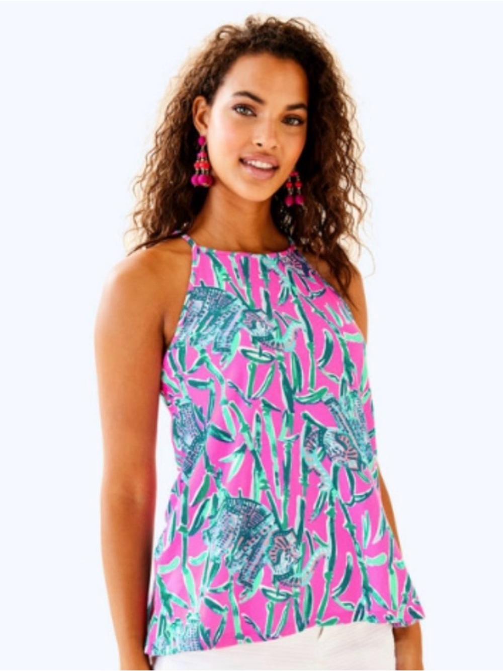 Lilly Pulitzer Ridge Top Mandevilla Pink Extra Lucky small